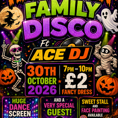 HALLOWEEN FAMILY DISCO with ACE DJ